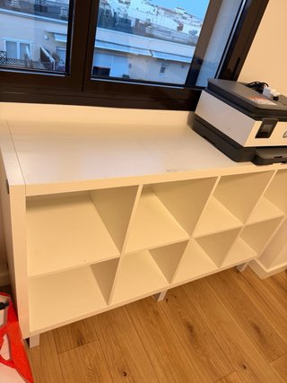Estantería modular blanca