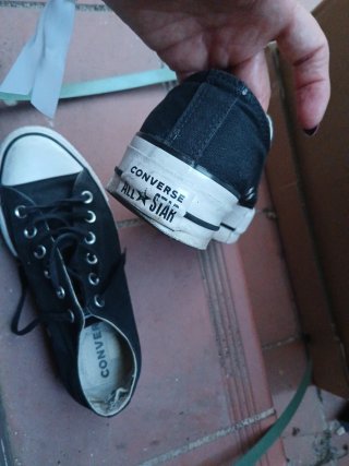 Converse All Star Negras Talla 39