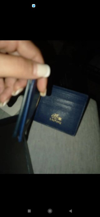 Cartera Lacoste Azul