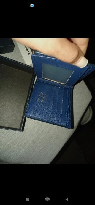 Cartera Lacoste Azul