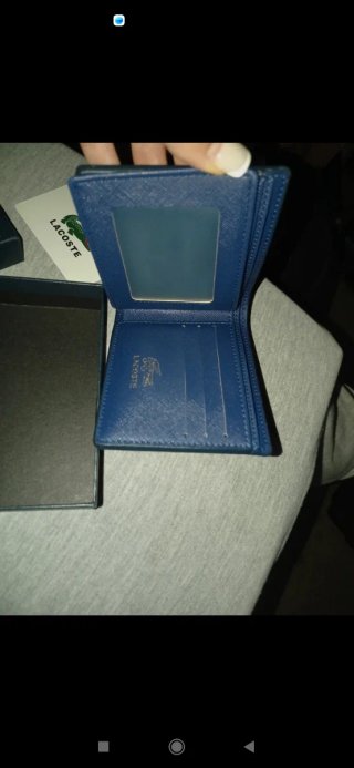 Cartera Lacoste Azul