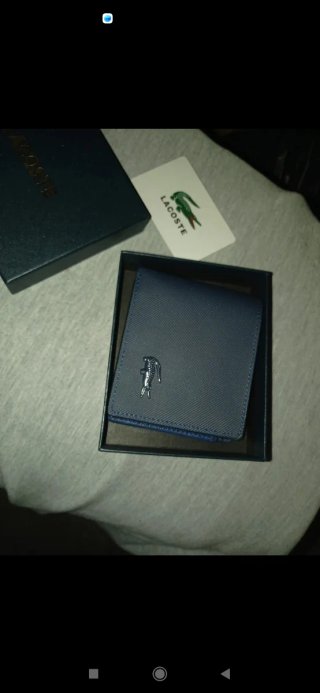 Cartera Lacoste Azul