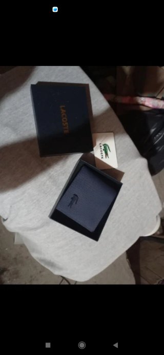 Cartera Lacoste Azul