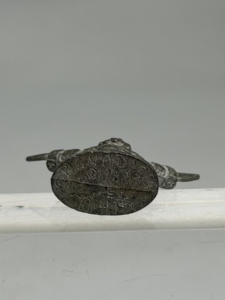 Personaggio miniatura fantasy grenadier in metallo