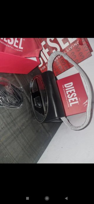Borsa Diesel Nero e Argento