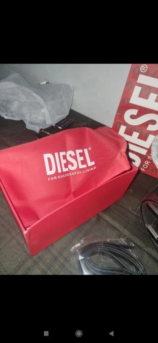 Borsa Diesel Nero e Argento