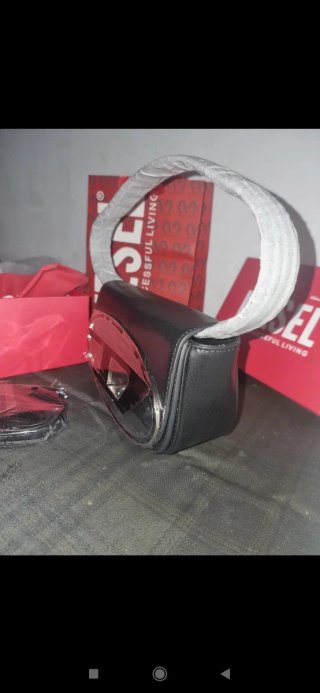 Borsa Diesel Nero e Argento