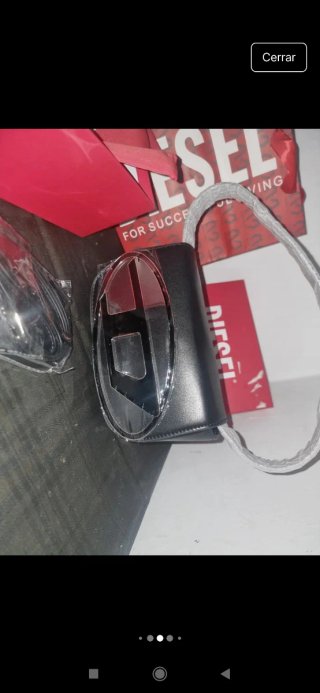 Borsa Diesel Nero e Argento