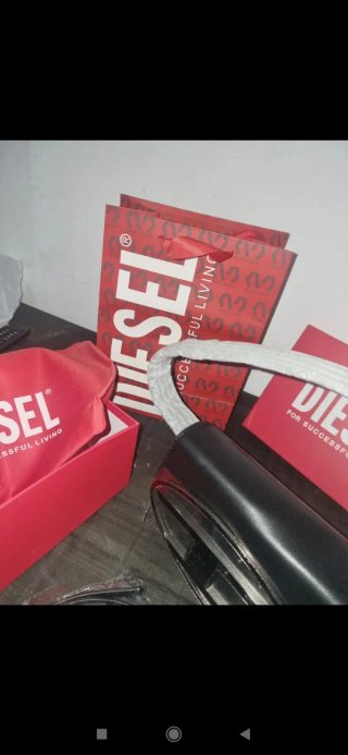 Borsa Diesel Nero e Argento