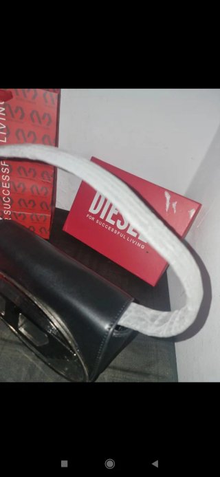 Borsa Diesel Nero e Argento
