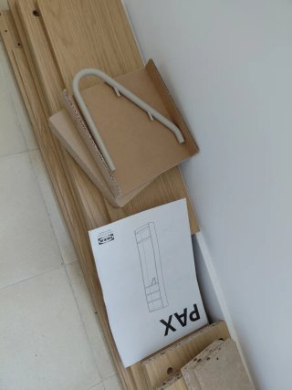 Módulo adicional IKEA PAX roble 20x58x236 cm NUEVO