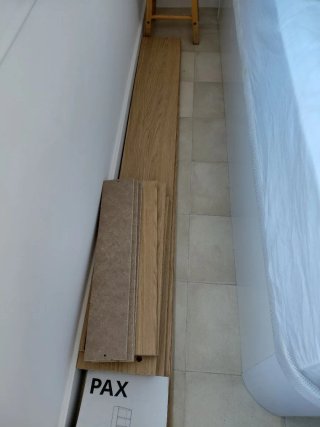 Módulo adicional IKEA PAX roble 20x58x236 cm NUEVO