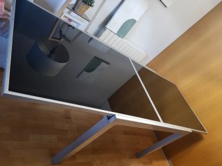 Mesa Comedor Negra y 4 Sillas