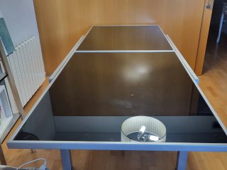 Mesa Comedor Negra y 4 Sillas