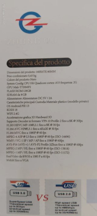 Reproductor TV box Q+ Android13  8GB RAM 128Gb Rom