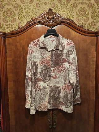 Camisa vintage estampada DONA