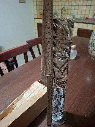 Vaso Egizia in vetro decorato