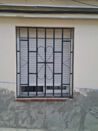 Puerta, ventanas y rejas