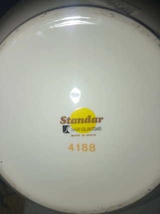 Sopera y bandeja San Claudio porcelana años 70