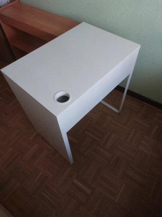 Escritorio Blanco Pequeño IKEA MICKE