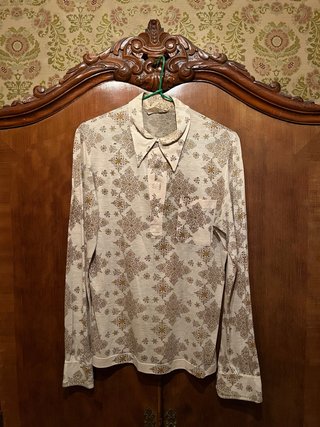 Camisa vintage estampada