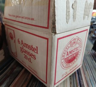 Set n.6 Bicchieri Birra Amstel da collezione