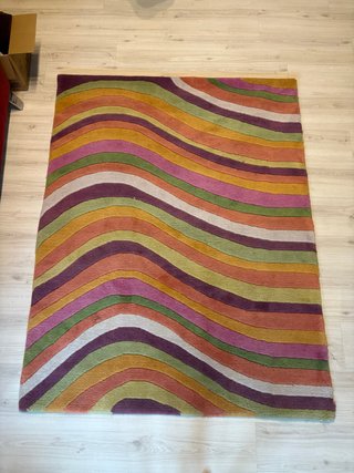Alfombra Ondulada Multicolor
