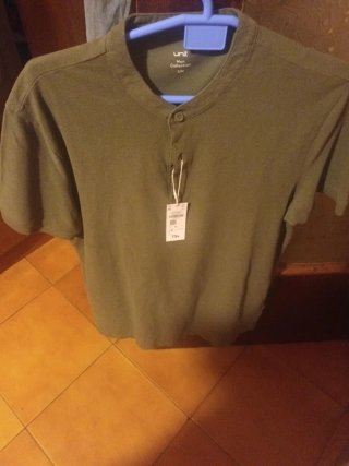 Polo Unit verde militar talla M