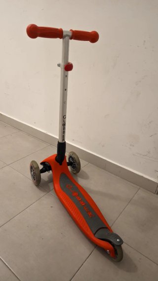 Patinete Globber 3 ruedas rojo
