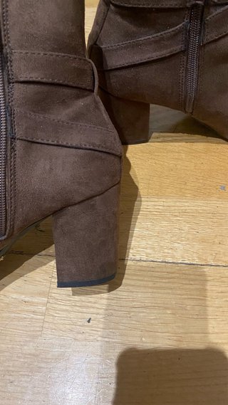 Botines Tacón Marrones Parfois Talla 39