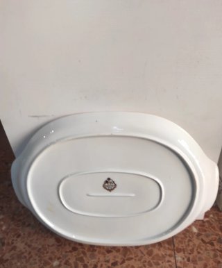 Bandeja Santa Clara Flores Porcelana