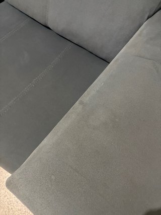 Sofá gris de tela Regalo