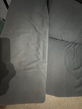 Sofá gris de tela Regalo