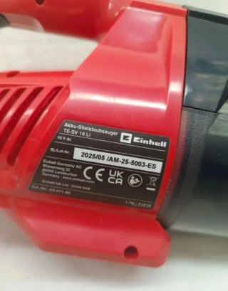 Einhell Aspirador de Polvo de Mango con batería