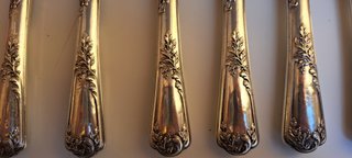L. Mugnier & C. Set coltelli da dessert antichi an