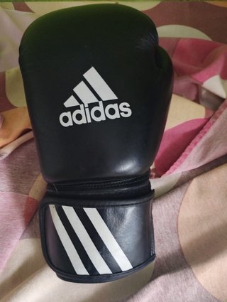 Guante Boxeo Adidas Negro + Venda