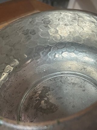 Cacerola de cobre martillado Stöckli Suiza