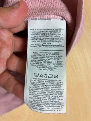Sudadera Nike Rosa Mujer