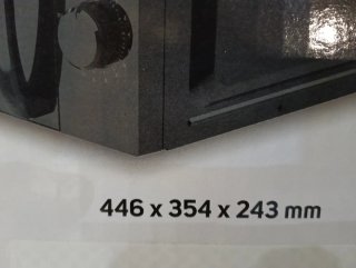 Microondas Taurus Instant Negro 700W 20L