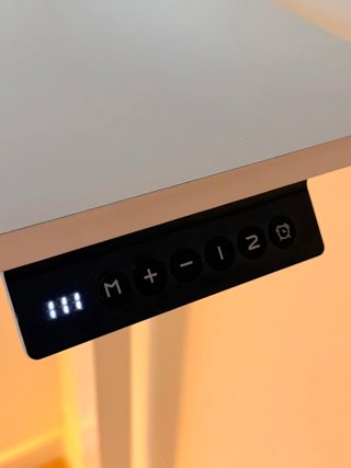 Escritorio elevable eléctrico blanco