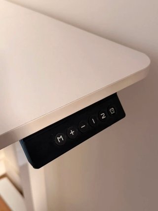 Escritorio elevable eléctrico blanco