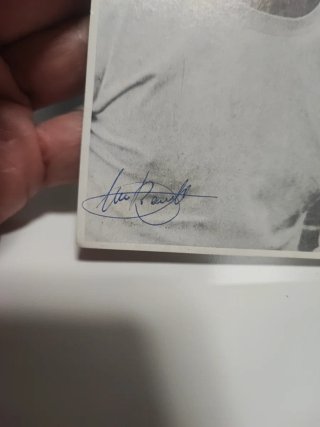 Foto  cromo antiguo firmada Aparicio El Capi UD la