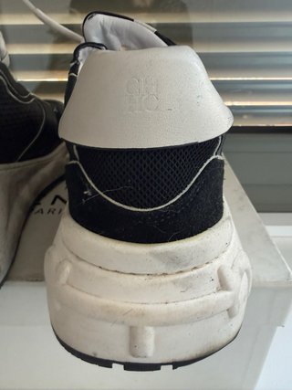 CH Piel combinada Negro/Blanco T.41  (17)