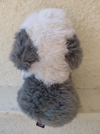 Peluche Cane Pastore Bobtail Vintage