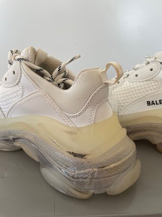 Balenciaga Triple S Beige Blanco Talla 36