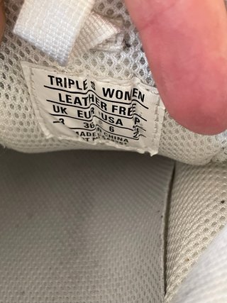 Balenciaga Triple S Beige Blanco Talla 36