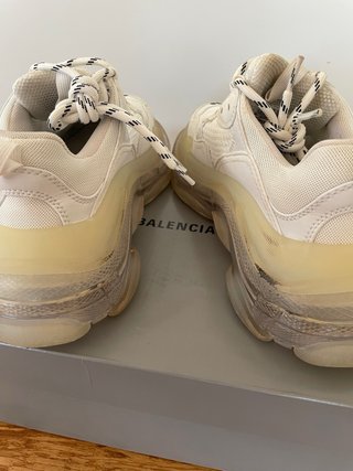 Balenciaga Triple S Beige Blanco Talla 36