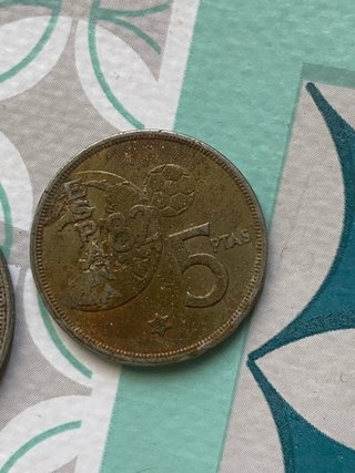 5 Pesetas Mundial 82