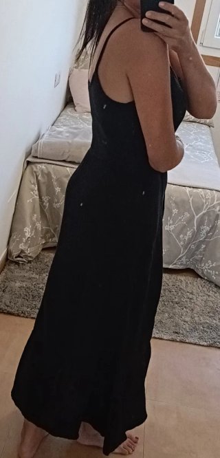 Vestido negro tirantes