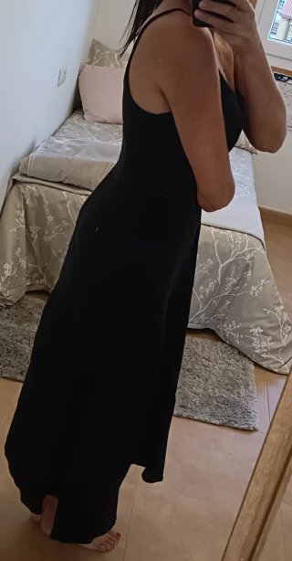 Vestido negro tirantes
